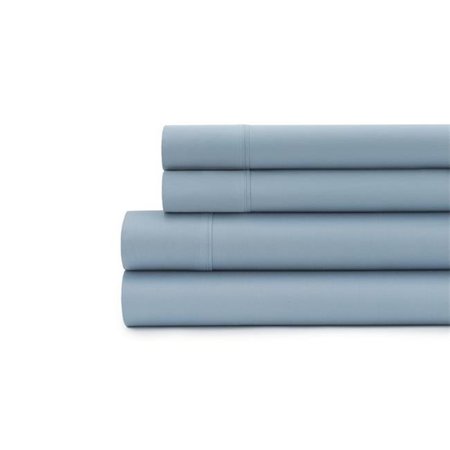 BALTIC LINEN Sobel Westex 300 Thread Count 100-Percent Cotton Sateen Sheet Set  Blue - Twin 3611296100000